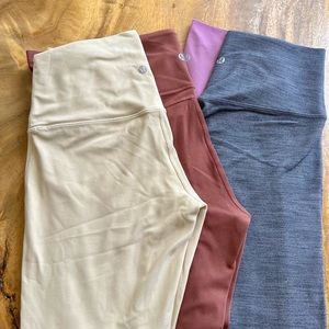 Sz. 8 Lululemon leggings barely worn or worn only once.